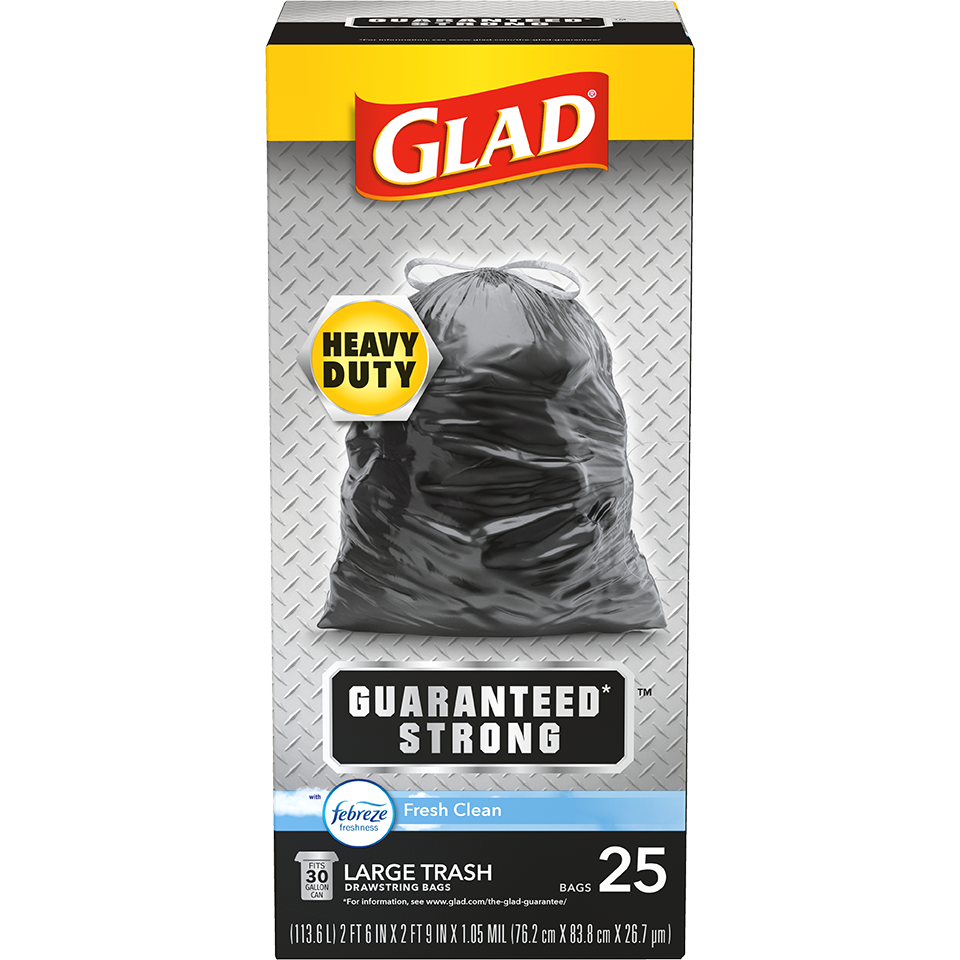 50 Gallon Extra Large Wide Mouth Outdoor Black Heavy Duty Trash Bags 100  Count