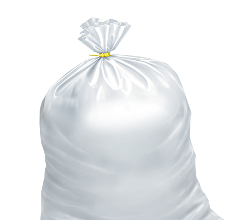 Clear BigBelly Trash compactor bags 2.5 mil bb50-C