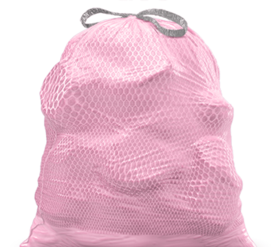 4 Gallon 180pcs Small Pink Trash Bags Strong Pink Garbage Bags