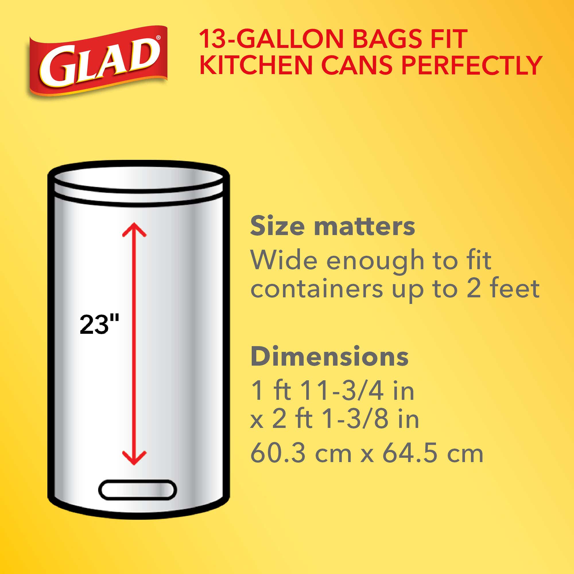 Glad ForceFlex Drawstring Large Trash Bags Pine-Sol Original Scent, 25 ct -  Foods Co.