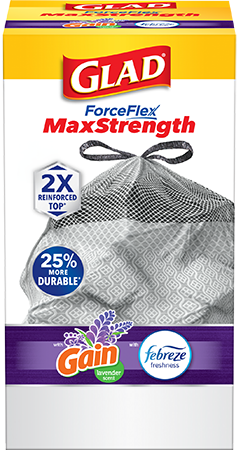 Kitchen ForceFlex MaxStrength™ Bags Gain Lavender Scent