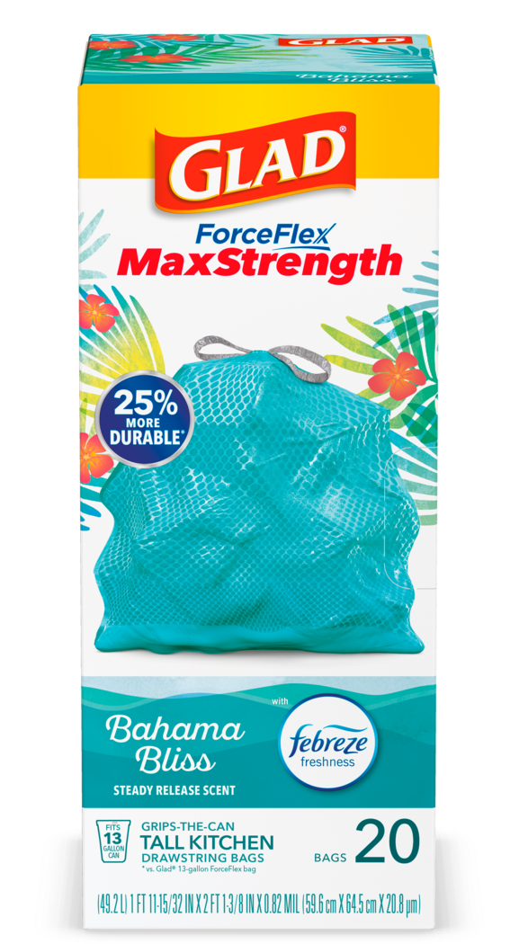 ForceFlex MaxStrength™ Bags in Color - Bahama Bliss Scent
